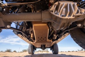 Jeep Wrangler Bellypan Skid - Artec Industries - With Magnaflow Exhaust Skid - `21-`25